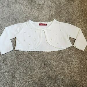 Princess Faith Baby Girls Crop Sweater Sz 3-6M